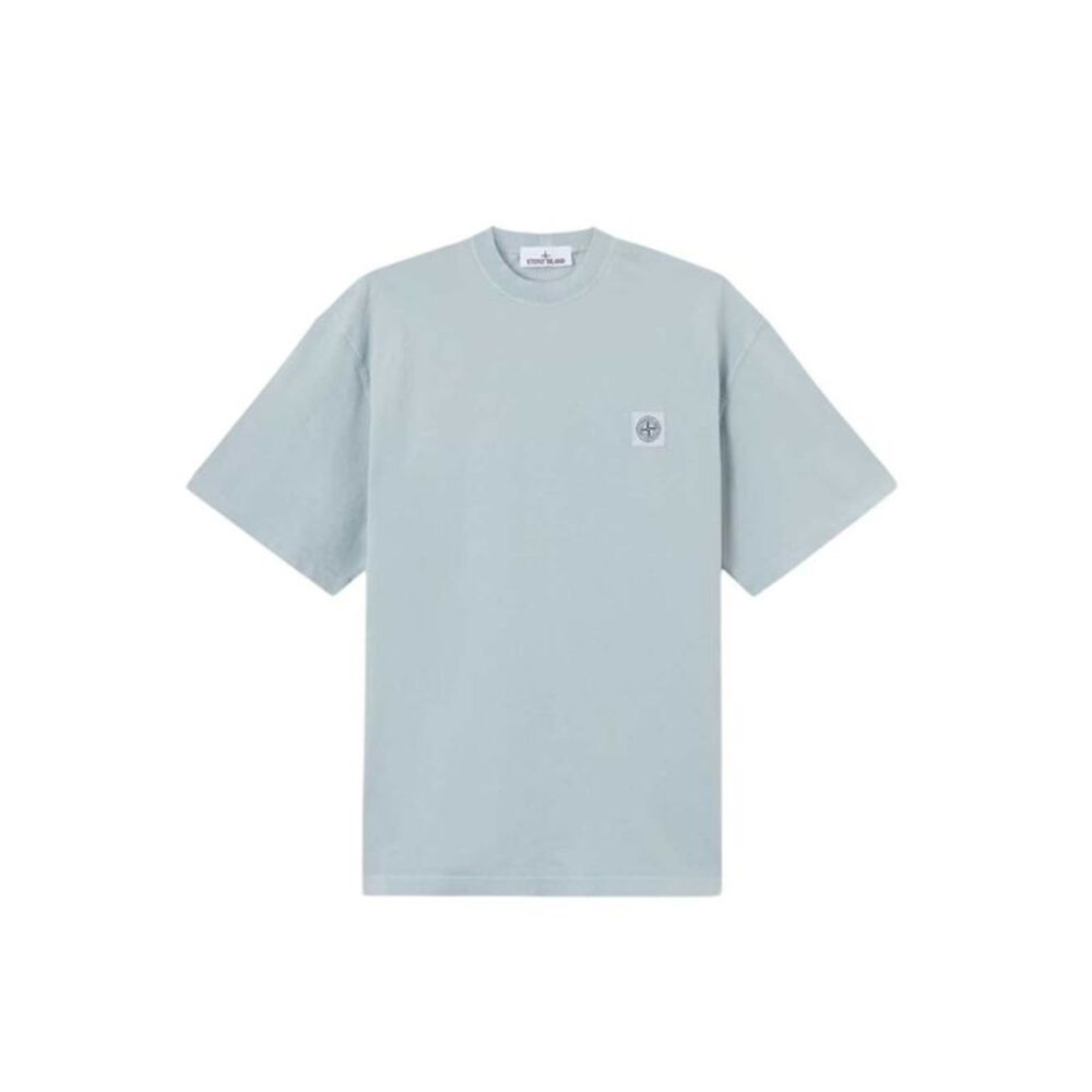 Stone Island Men T-Shirt With Logo Patch